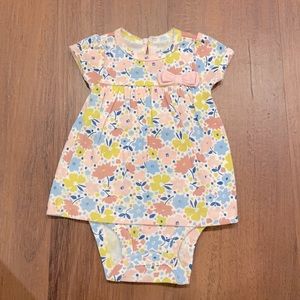 0-3 month onesie dress